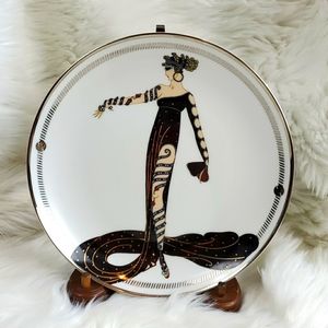 Vintage House of Erté La Merveilleuse Collector Plate Franklin Mint Art Deco
